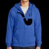 Tall Essential Fleece Full Zip Hooded Sweatshirt Thumbnail