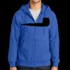 Tall Essential Fleece Full Zip Hooded Sweatshirt Thumbnail