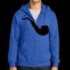 Tall Essential Fleece Full Zip Hooded Sweatshirt Thumbnail