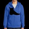 Tall Essential Fleece Full Zip Hooded Sweatshirt Thumbnail