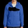 Tall Essential Fleece Full Zip Hooded Sweatshirt Thumbnail
