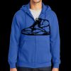 Tall Essential Fleece Full Zip Hooded Sweatshirt Thumbnail