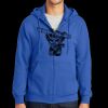 Tall Essential Fleece Full Zip Hooded Sweatshirt Thumbnail