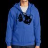 Tall Essential Fleece Full Zip Hooded Sweatshirt Thumbnail