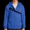 Tall Essential Fleece Full Zip Hooded Sweatshirt Thumbnail