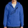 Tall Essential Fleece Full Zip Hooded Sweatshirt Thumbnail