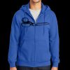 Tall Essential Fleece Full Zip Hooded Sweatshirt Thumbnail