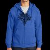 Tall Essential Fleece Full Zip Hooded Sweatshirt Thumbnail