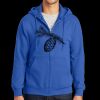 Tall Essential Fleece Full Zip Hooded Sweatshirt Thumbnail
