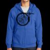 Tall Essential Fleece Full Zip Hooded Sweatshirt Thumbnail