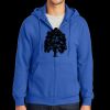Tall Essential Fleece Full Zip Hooded Sweatshirt Thumbnail