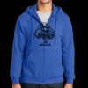 Tall Essential Fleece Full Zip Hooded Sweatshirt Thumbnail