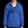 Tall Essential Fleece Full Zip Hooded Sweatshirt Thumbnail