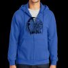 Tall Essential Fleece Full Zip Hooded Sweatshirt Thumbnail