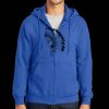 Tall Essential Fleece Full Zip Hooded Sweatshirt Thumbnail