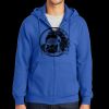 Tall Essential Fleece Full Zip Hooded Sweatshirt Thumbnail