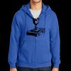 Tall Essential Fleece Full Zip Hooded Sweatshirt Thumbnail