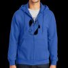 Tall Essential Fleece Full Zip Hooded Sweatshirt Thumbnail