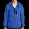 Tall Essential Fleece Full Zip Hooded Sweatshirt Thumbnail