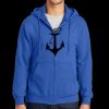 Tall Essential Fleece Full Zip Hooded Sweatshirt Thumbnail