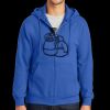 Tall Essential Fleece Full Zip Hooded Sweatshirt Thumbnail