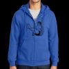Tall Essential Fleece Full Zip Hooded Sweatshirt Thumbnail