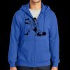 Tall Essential Fleece Full Zip Hooded Sweatshirt Thumbnail
