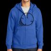 Tall Essential Fleece Full Zip Hooded Sweatshirt Thumbnail