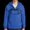 Tall Essential Fleece Full Zip Hooded Sweatshirt Thumbnail