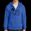 Tall Essential Fleece Full Zip Hooded Sweatshirt Thumbnail