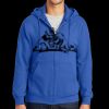 Tall Essential Fleece Full Zip Hooded Sweatshirt Thumbnail