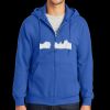 Tall Essential Fleece Full Zip Hooded Sweatshirt Thumbnail