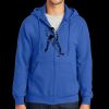 Tall Essential Fleece Full Zip Hooded Sweatshirt Thumbnail
