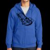 Tall Essential Fleece Full Zip Hooded Sweatshirt Thumbnail