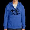 Tall Essential Fleece Full Zip Hooded Sweatshirt Thumbnail
