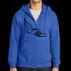 Tall Essential Fleece Full Zip Hooded Sweatshirt Thumbnail