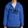 Tall Essential Fleece Full Zip Hooded Sweatshirt Thumbnail
