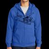 Tall Essential Fleece Full Zip Hooded Sweatshirt Thumbnail