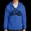 Tall Essential Fleece Full Zip Hooded Sweatshirt Thumbnail