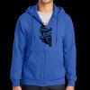 Tall Essential Fleece Full Zip Hooded Sweatshirt Thumbnail