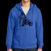 Tall Essential Fleece Full Zip Hooded Sweatshirt Thumbnail