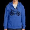 Tall Essential Fleece Full Zip Hooded Sweatshirt Thumbnail
