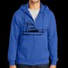Tall Essential Fleece Full Zip Hooded Sweatshirt Thumbnail