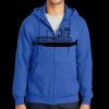 Tall Essential Fleece Full Zip Hooded Sweatshirt Thumbnail