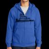 Tall Essential Fleece Full Zip Hooded Sweatshirt Thumbnail