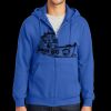 Tall Essential Fleece Full Zip Hooded Sweatshirt Thumbnail