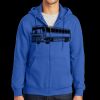 Tall Essential Fleece Full Zip Hooded Sweatshirt Thumbnail