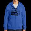 Tall Essential Fleece Full Zip Hooded Sweatshirt Thumbnail