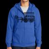 Tall Essential Fleece Full Zip Hooded Sweatshirt Thumbnail