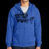 Tall Essential Fleece Full Zip Hooded Sweatshirt Thumbnail